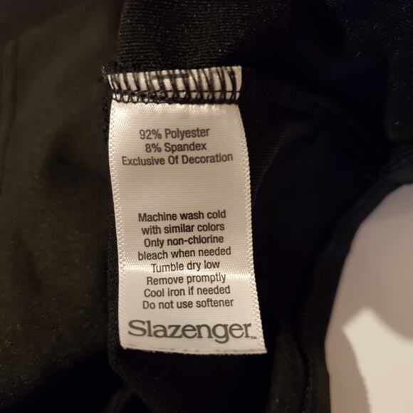 Slazenger Active Women's XL Embroidered Black Zip Pocket Golf Activewear Skort - Picture 7 of 8